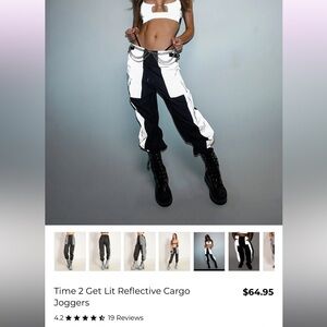 Reflective Iheartraves joggers